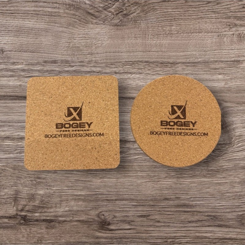 Personalized custom cork drink coasters your artwork